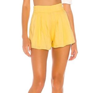 MAJORELLE Naples Short in Canary Yellow Medium